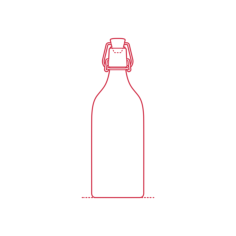 Objects Beverage Serveware Ikea Korken Bottle 17 Oz Size Comparison Sketch Style Svg Vector, Free Vectors File